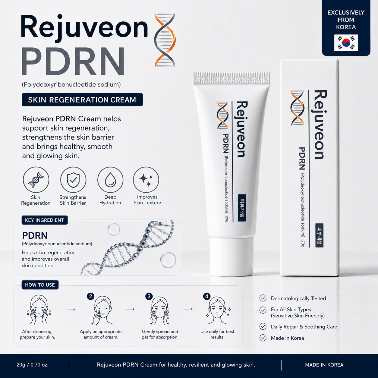 Rejuveon PDRN Cream 20g